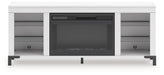 Brollevi 60" TV Stand with Electric Fireplace - Mattress & Furniture Super Center (Tampa, FL)