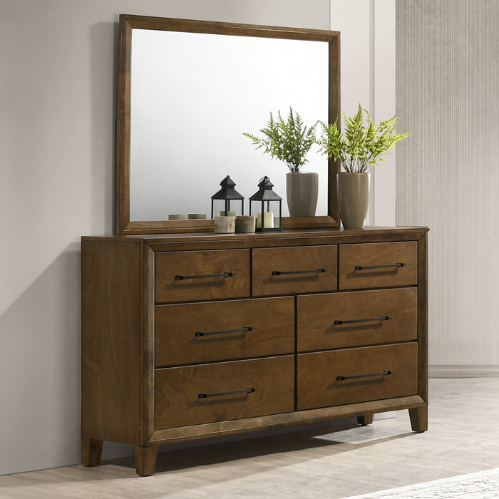 Ballard Mirror-Walnut