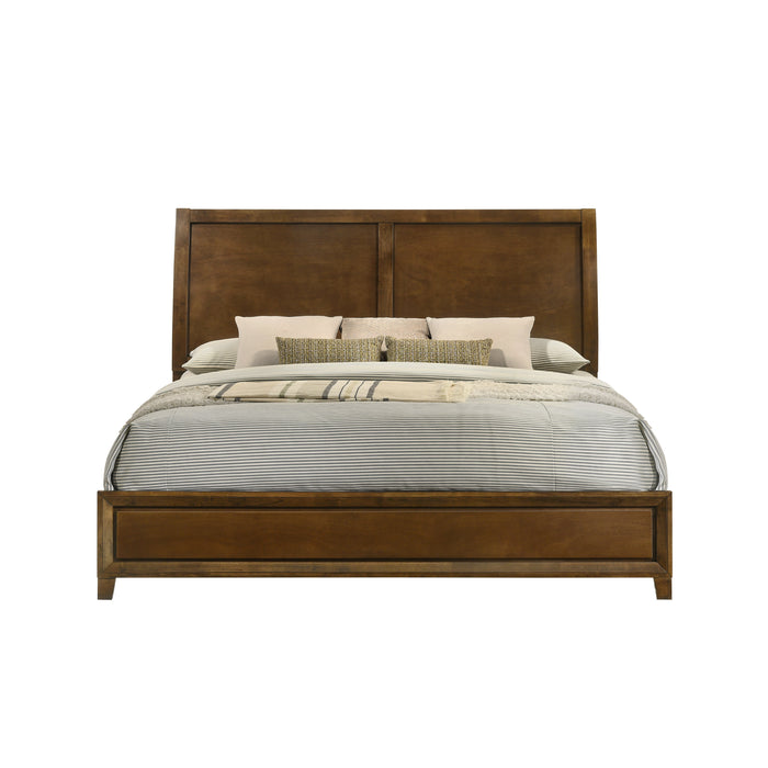 Ballard 6/6-6/0 Ek/Wk Headboard, Footboard & Slat Kit-Walnut