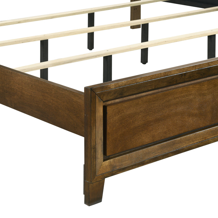 Ballard 6/6-6/0 Ek/Wk Headboard, Footboard & Slat Kit-Walnut