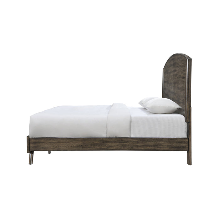 Rex 6/6-6/0 Ek/Wk Headboard, Footboard & Slats-Walnut