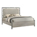 Lennox 5/0 Q Headboard, Footboard & Slat Kit-Gray