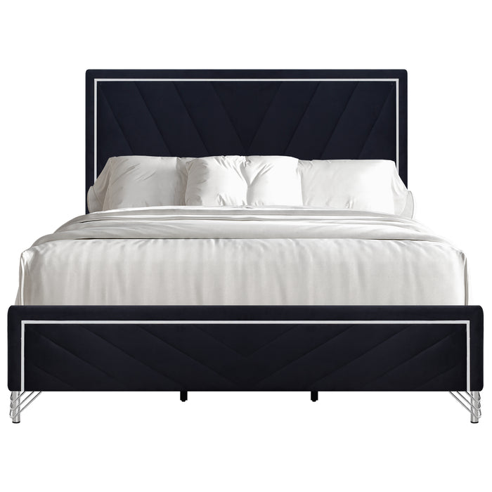 Ava 6/6 Ek Headboard, Footboard & Slat Kit-Ebony