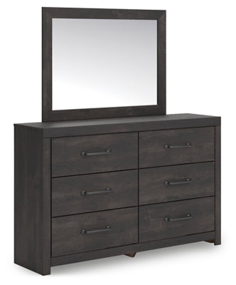 Hollivern Dresser and Mirror - Mattress & Furniture Super Center (Tampa, FL)