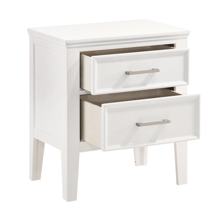 Andover Nightstand-White
