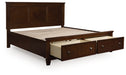 Danabrin Panel Storage Bed - Mattress & Furniture Super Center (Tampa, FL)