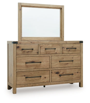 Ridgester Dresser and Mirror - Mattress & Furniture Super Center (Tampa, FL)