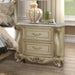 Monique Nightstand W/Marble Top-Champagne