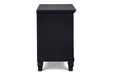 TAMARACK NIGHTSTAND- BLACK - Mattress & Furniture Super Center (Tampa, FL)