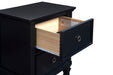 TAMARACK NIGHTSTAND- BLACK - Mattress & Furniture Super Center (Tampa, FL)