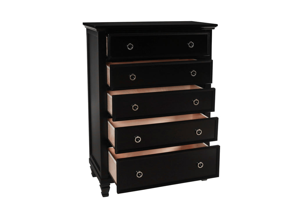 TAMARACK CHEST- BLACK - Mattress & Furniture Super Center (Tampa, FL)
