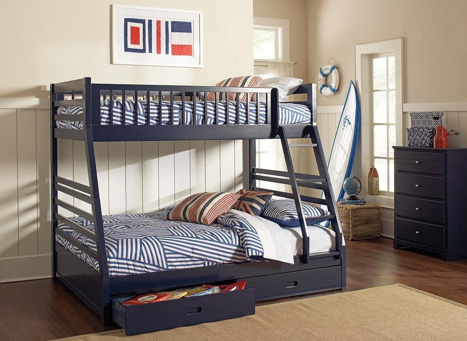 Ashton Twin Over Full 2-drawer Bunk Bed - Mattress & Furniture Super Center (Tampa, FL)