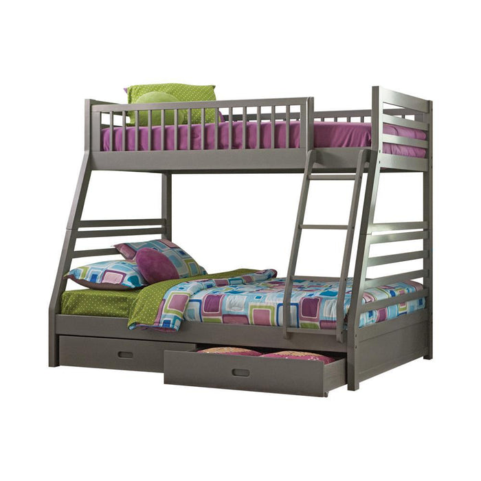 Ashton Twin Over Full 2-drawer Bunk Bed - Mattress & Furniture Super Center (Tampa, FL)