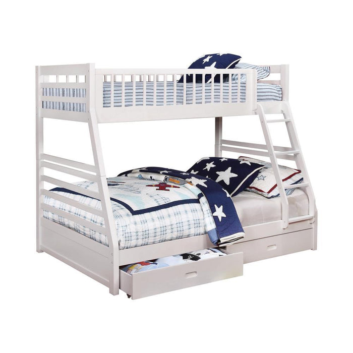 Ashton Twin Over Full 2-drawer Bunk Bed - Mattress & Furniture Super Center (Tampa, FL)