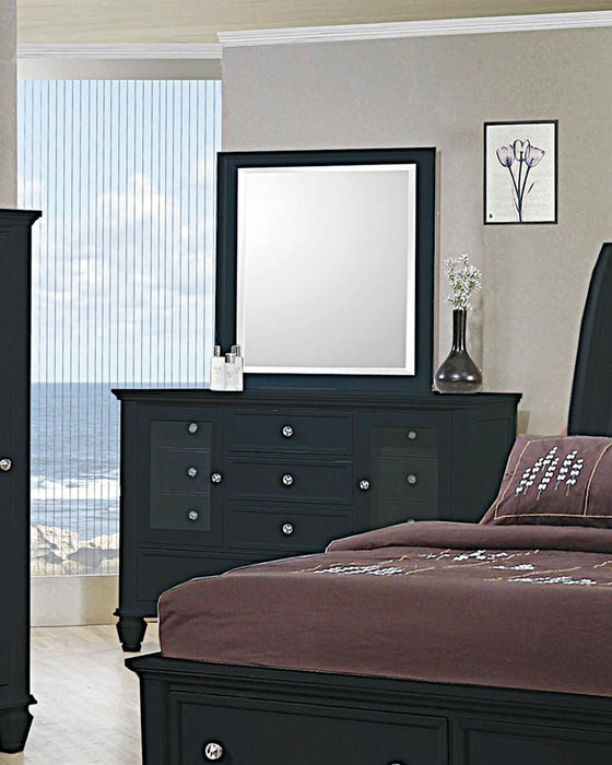 Sandy Beach 11-drawer Dresser Black