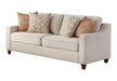 Christine Upholstered Cushion Back Sofa Beige - Mattress & Furniture Super Center (Tampa, FL)