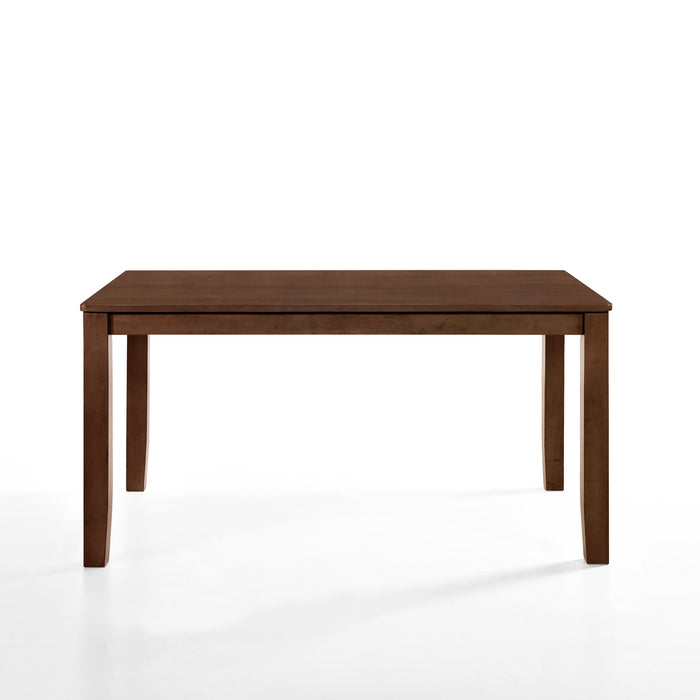 Pascal 59" Rectangle Dining Table-Walnut