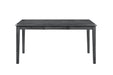 Gia 5 Pc 60" Dining Table & 4 Chairs-Gray