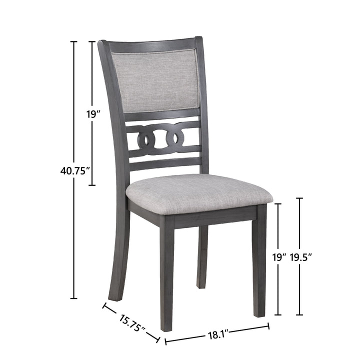 Gia Dining Chairs (2/Ctn)-Gray