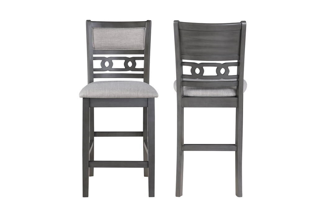 Gia Counter Chairs (2/Ctn)-Gray