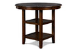 Gia 5 Pc 42" Round Counter Dining Table & 4 Chairs-Cherry