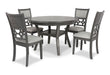 Mitchell 5 Pc Dining Set-Gray