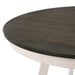 Maisie Round Table-White/Brown