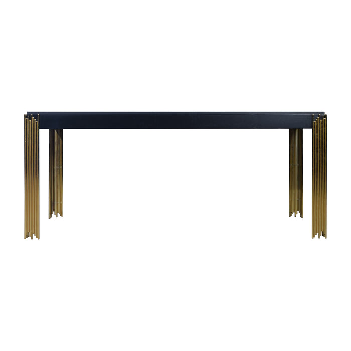Empire Rectangle Dining Table-Black