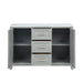Fiona Marble Top Dining Buffet/Server-Mist Gray