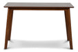 Morocco 47" Rectangle Dining Table-Walnut Brown