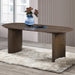 Kody Oval Dining Table Base-Dk Walnut
