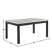Celeste 64" Dining Table-Espresso/Faux Marble