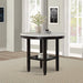 Celeste 42" Round Counter Table-Espresso/Faux Marble