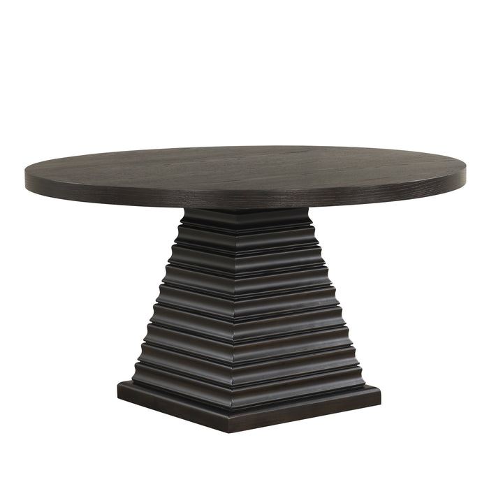 Plateau Round Dining Top-Rustic Espresso