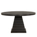 Plateau Round Dining Top-Rustic Espresso
