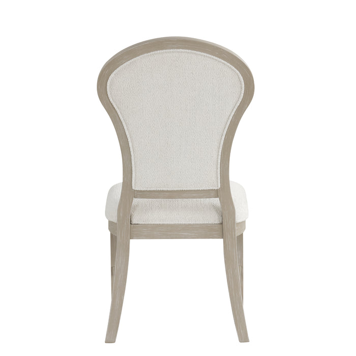Gwendolyn Dining Side Chair (2 Per Carton)-Cerused Taupe