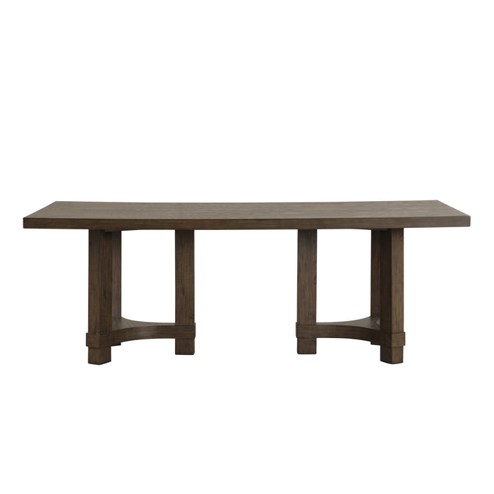 Cityscape Rectangle Dining Table Top-Walnut