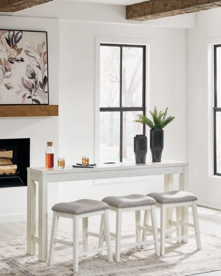 Robbinsdale Counter Height Dining Table and 3 Barstools Set - Mattress & Furniture Super Center (Tampa, FL)