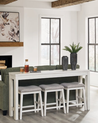 Robbinsdale Counter Height Dining Table and 3 Barstools Set - Mattress & Furniture Super Center (Tampa, FL)