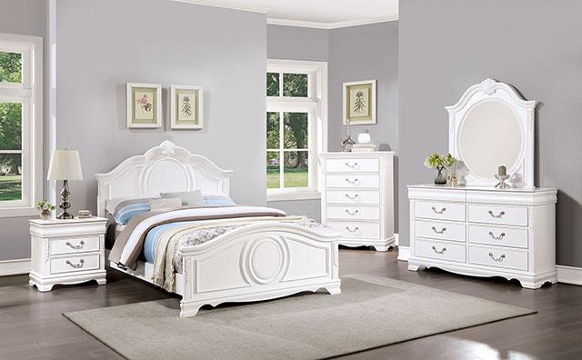 ALECIA Dresser, White - Mattress & Furniture Super Center (Tampa, FL)