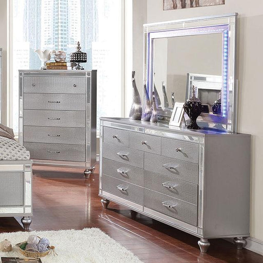 Brachium Silver Dresser - Mattress & Furniture Super Center (Tampa, FL)