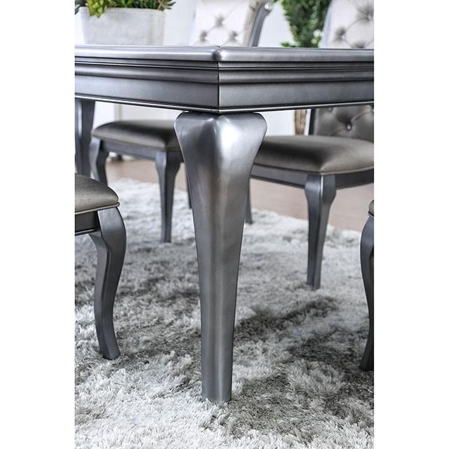Amina Gray Dining Table - Mattress & Furniture Super Center (Tampa, FL)