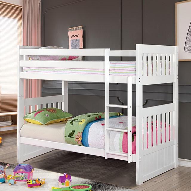 Canberra Twin/Full Bunk Bed - Mattress & Furniture Super Center (Tampa, FL)