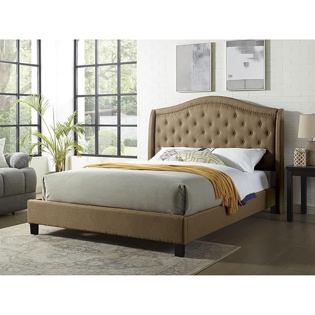 Carly Cal.King, E.King, Full, & Queen Bed Grey & Brown - Mattress & Furniture Super Center (Tampa, FL)