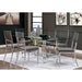 Casper Chrome Dining Table - Mattress & Furniture Super Center (Tampa, FL)