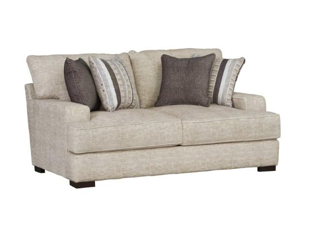 ARDENFOLD Loveseat, Beige & Gray - Mattress & Furniture Super Center (Tampa, FL)
