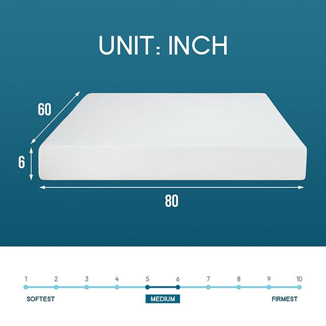 Artemisia 6" Full Memory Foam Mattress - Mattress & Furniture Super Center (Tampa, FL)