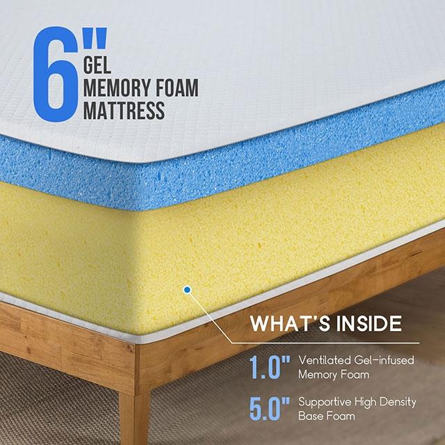 Artemisia 6" Full Memory Foam Mattress - Mattress & Furniture Super Center (Tampa, FL)