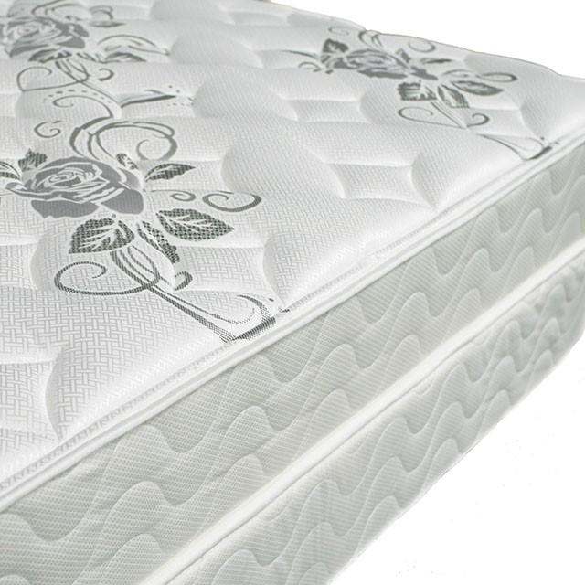 ELBERTYNA White 8" Tight Top Mattress, Cal.King - Mattress & Furniture Super Center (Tampa, FL)