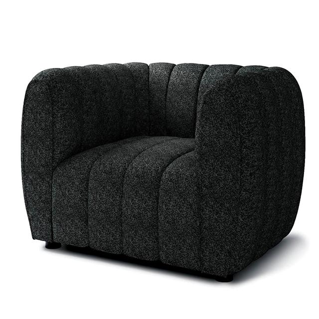 AVERSA Chair, Black, Gray, & White - Mattress & Furniture Super Center (Tampa, FL)